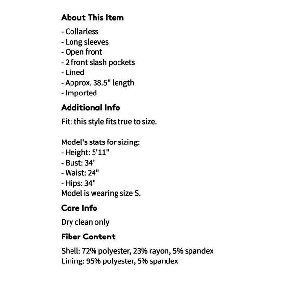 Nordstrom NWT Harlowe & Graham Purple/Wine Red Overcoat Open Jacket – Small - Picture 9 of 10